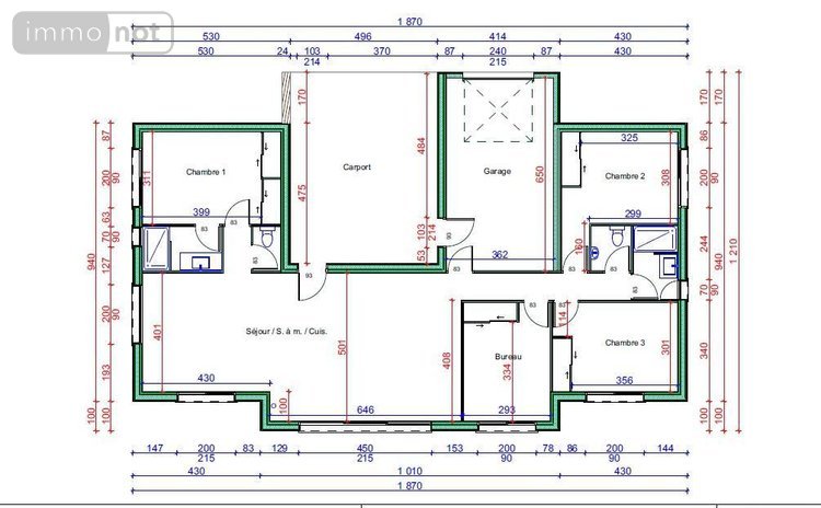 Maison a vendre Peumerit 29710 Finistère 909 m2 6 pièces 106000 euros