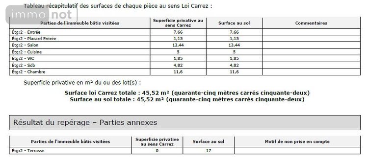 Appartement a vendre Saint-Grégoire 35760 Ille-et-Vilaine 45 m2 2 pièces 182435 euros