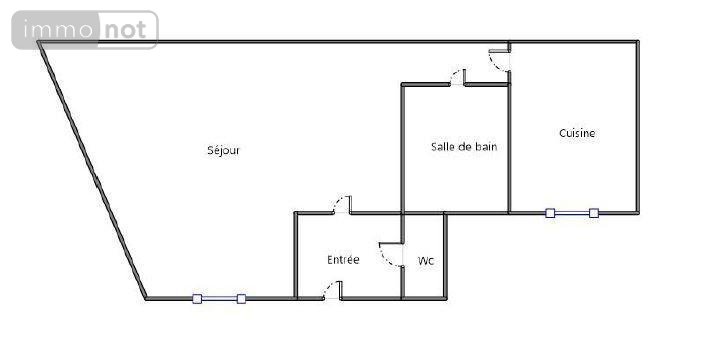 Appartement a vendre Paris 14e arrondissement 75014 Paris 33 m2 1 pièce 265000 euros