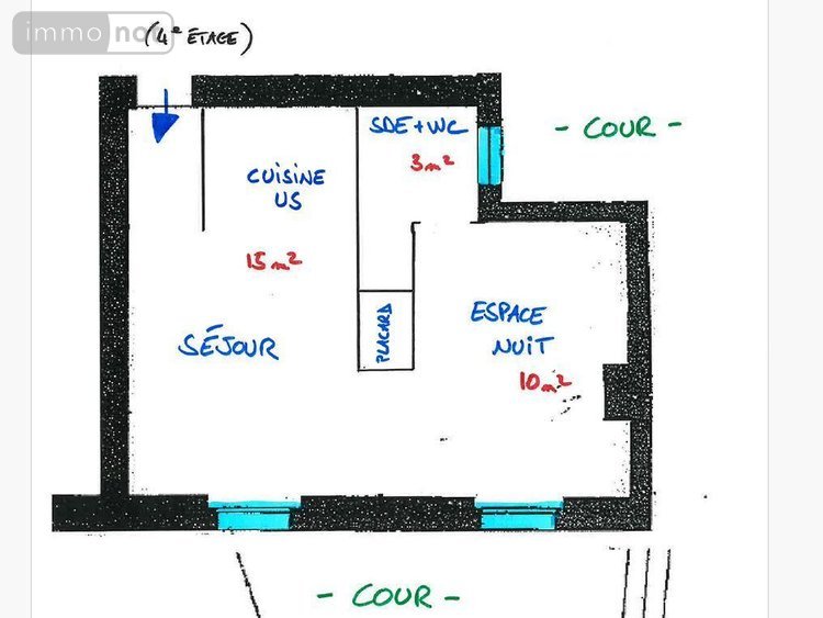 Appartement a vendre Paris 5e arrondissement 75005 Paris 28 m2 2 pièces 350000 euros