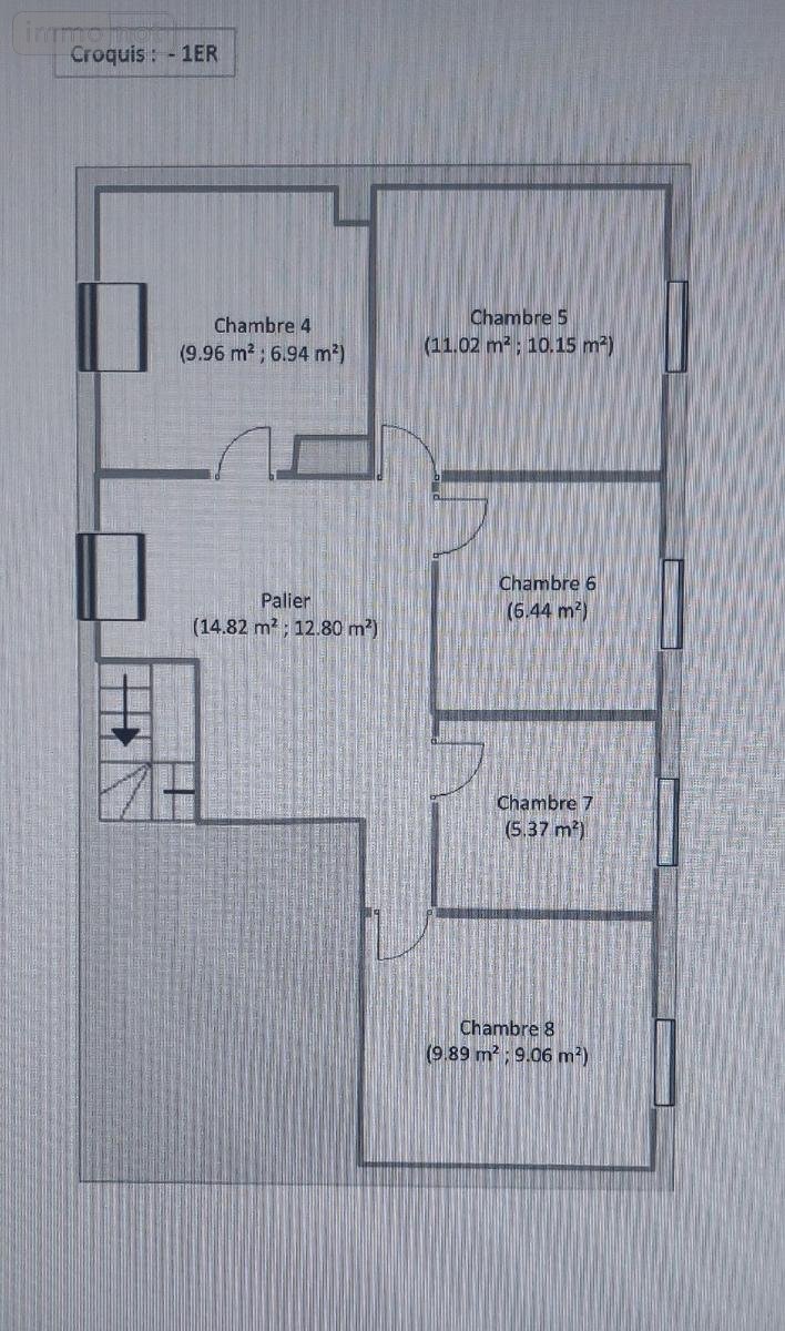 Maison a vendre Fort-Mahon-Plage 80120 Somme 133 m2 7 pièces 242650 euros