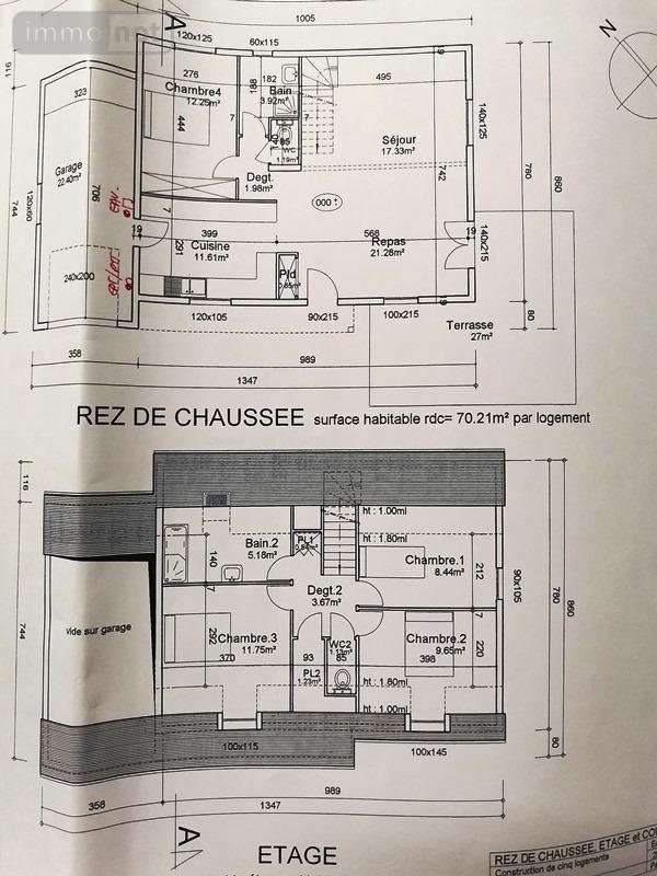 Maison a vendre Briouze 61220 Orne 112 m2 6 pièces 178400 euros