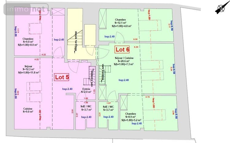 Immeuble a vendre Ségny 01170 Ain 310 m2  1200000 euros