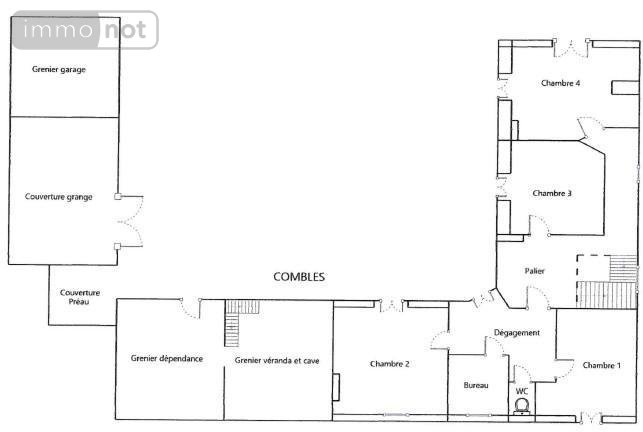 Maison a vendre Moncé-en-Saosnois 72260 Sarthe 189 m2 8 pièces 183100 euros