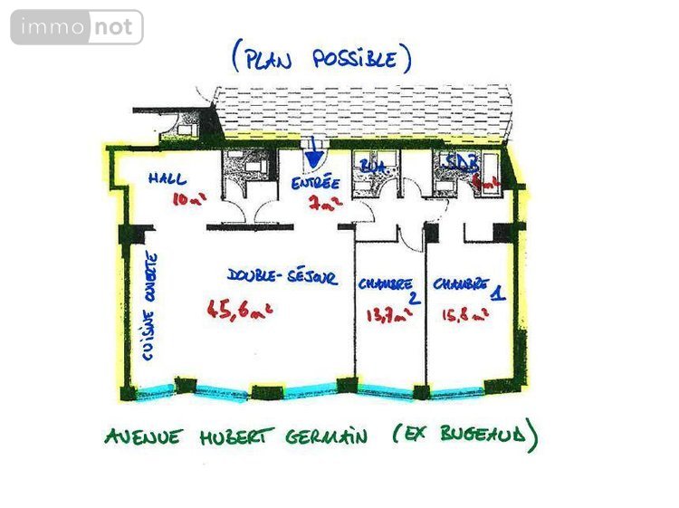 Appartement a vendre Paris 16e arrondissement 75016 Paris 112 m2 4 pièces 1050000 euros