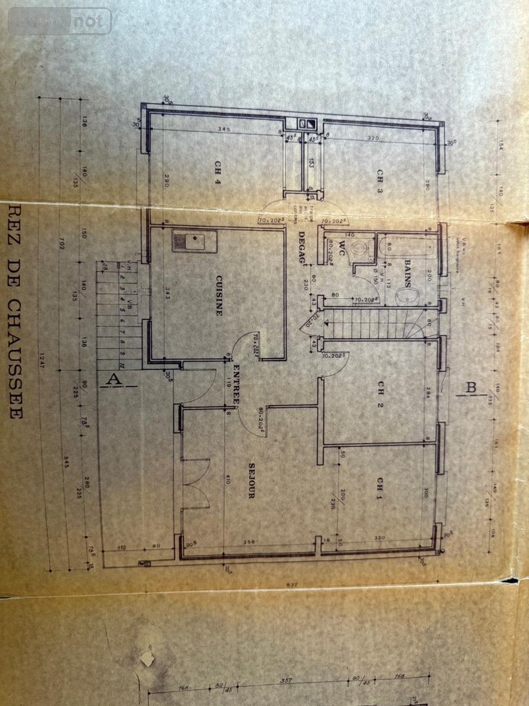 Maison a vendre Torigny-les-Villes 50160 Manche 84 m2 4 pièces 159000 euros