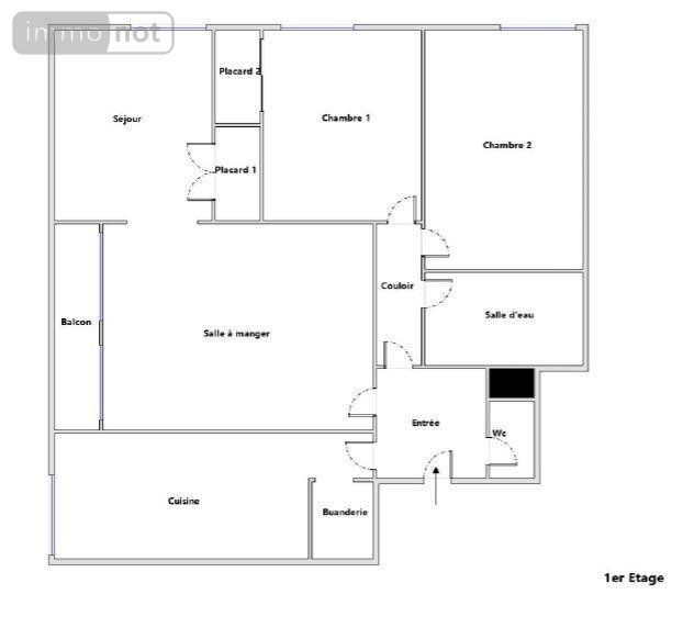 Appartement a vendre Châlons-en-Champagne 51000 Marne 75 m2 4 pièces 60000 euros