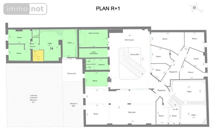 Immeuble a vendre Paris 17e arrondissement 75017 Paris 1096 m2  7900000 euros