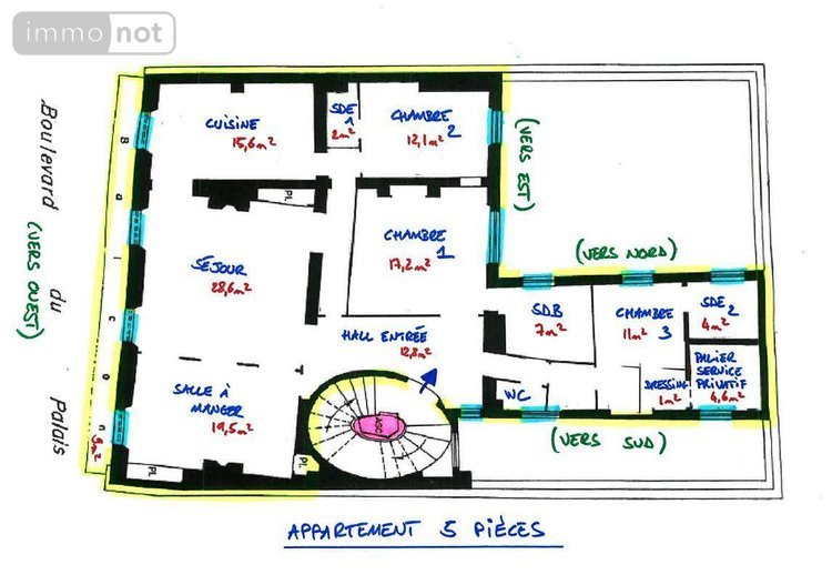 Appartement a vendre Paris 4e arrondissement 75004 Paris 145 m2 5 pièces 2290000 euros