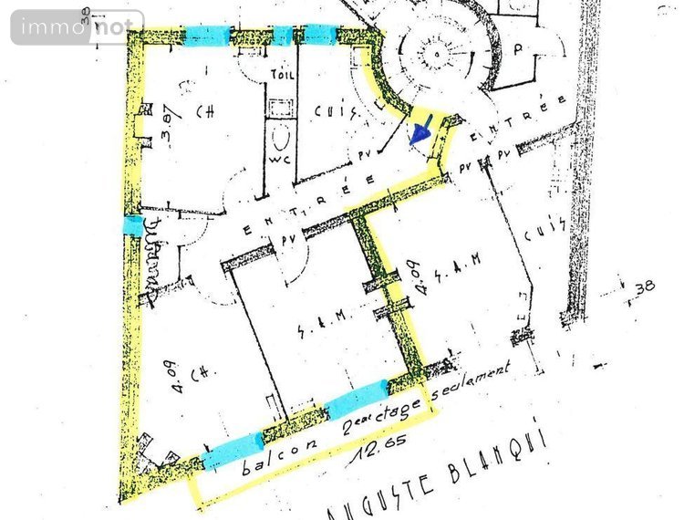 Appartement a vendre Gentilly 94250 Val-de-Marne 60 m2 3 pièces 270920 euros