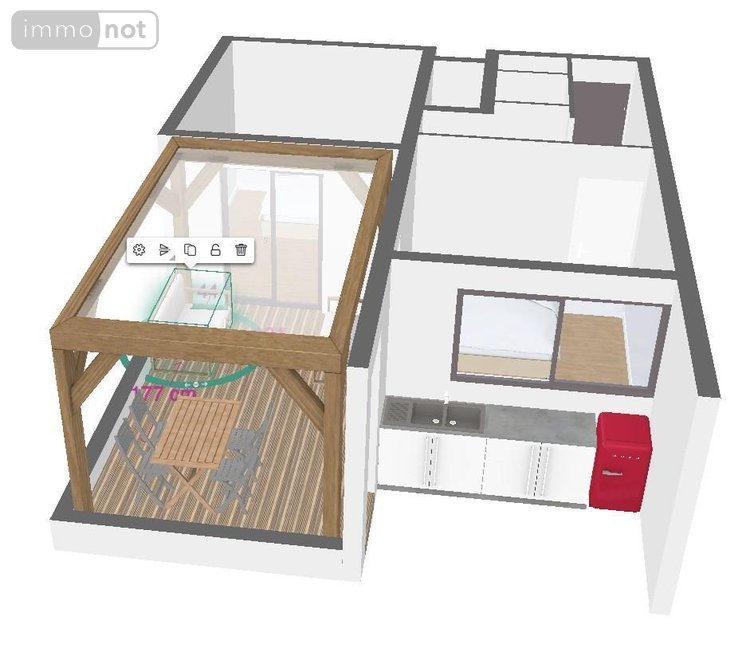 Appartement a vendre Le Diamant 97223 Martinique 30 m2  230000 euros