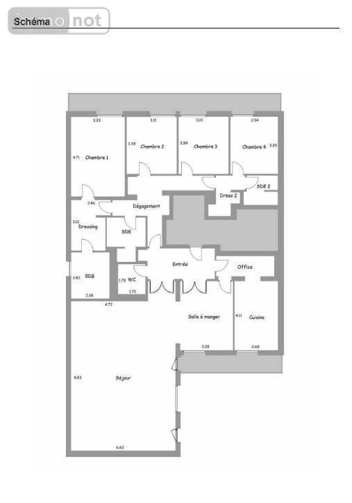 Appartement a vendre Neuilly-sur-Seine 92200 Hauts-de-Seine 188 m2 6 pièces 1795000 euros