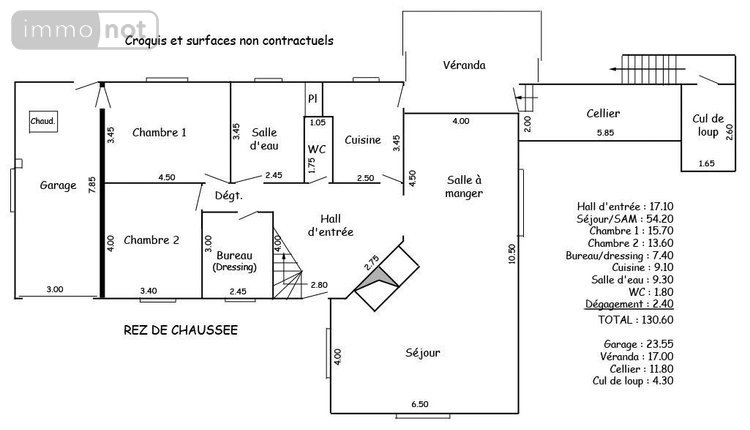 Maison a vendre Villemandeur 45700 Loiret 157 m2 6 pièces 215000 euros