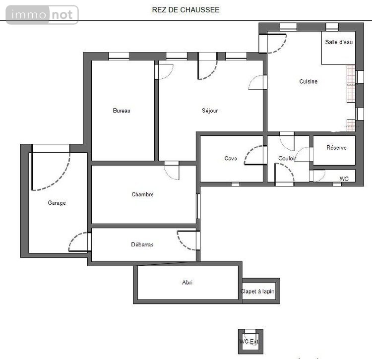 Maison a vendre Dangeul 72260 Sarthe 81 m2 3 pièces 89860 euros
