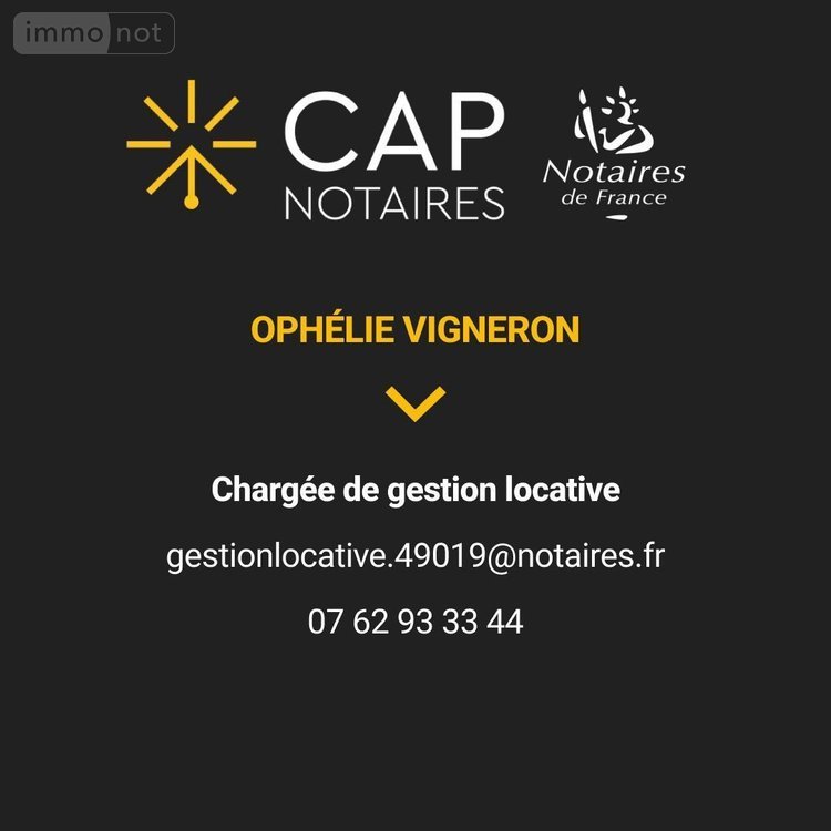 Location maison Loiré 49440 Maine-et-Loire 58 m2 3 pièces 550 euros