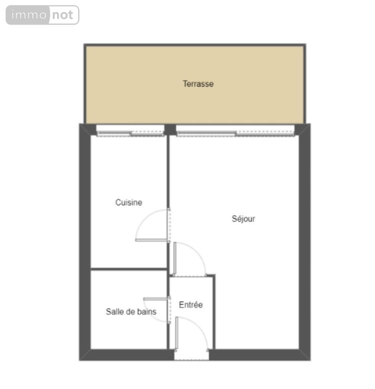 Appartement a vendre Bastia 20200 Haute-Corse 31 m2 1 pièce 89600 euros