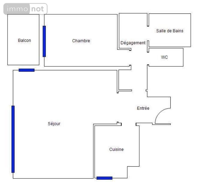 Appartement a vendre Courbevoie 92400 Hauts-de-Seine 55 m2 2 pièces 385000 euros