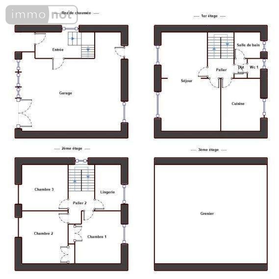 Maison a vendre Quimper 29000 Finistère 106 m2 5 pièces 180200 euros