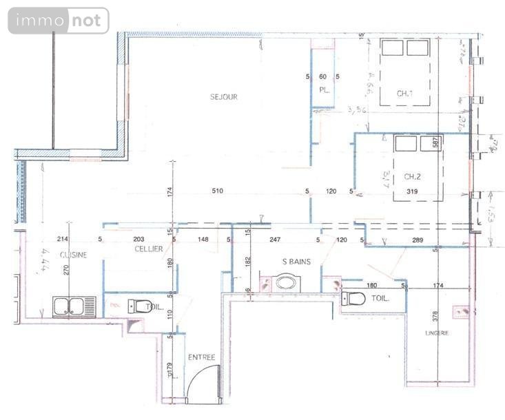 Appartement a vendre Quimper 29000 Finistère 89 m2 3 pièces 318000 euros