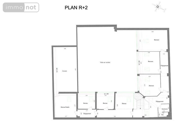 Immeuble a vendre Paris 17e arrondissement 75017 Paris 1096 m2  7420000 euros