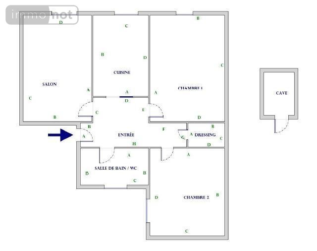 Appartement a vendre Malakoff 92240 Hauts-de-Seine 54 m2 3 pièces 400000 euros