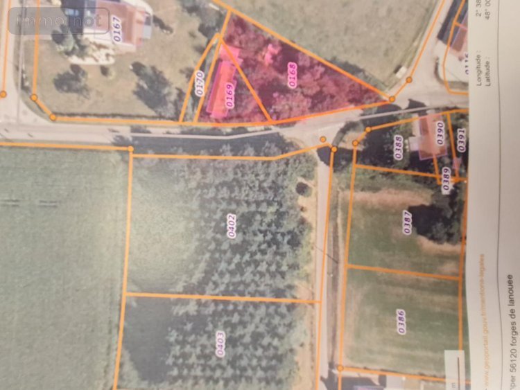 Maison a vendre Les Forges 56120 Morbihan 64 m2 3 pièces 22400 euros