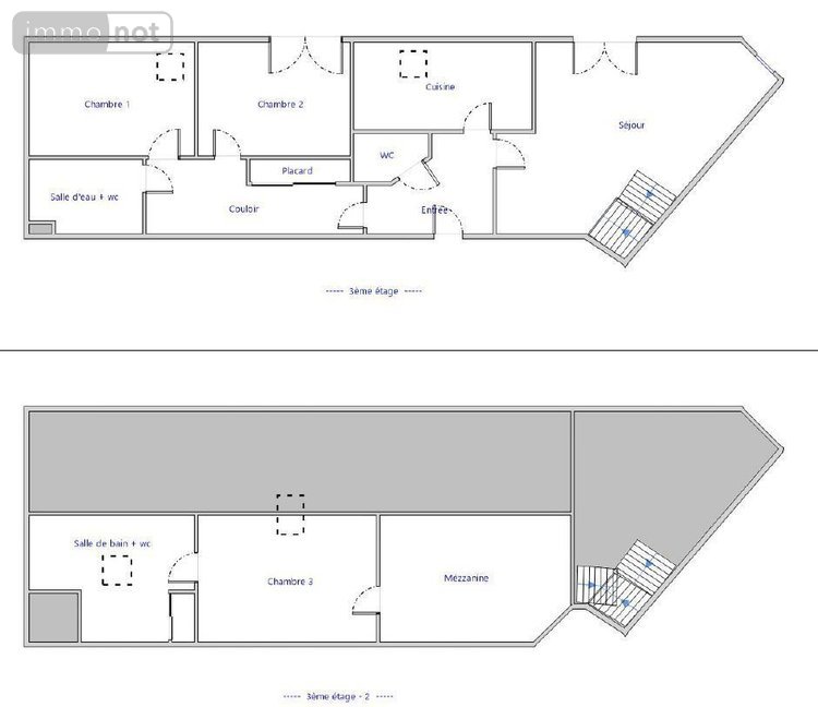 Appartement a vendre Blois 41000 Loir-et-Cher 124 m2 5 pièces 183750 euros