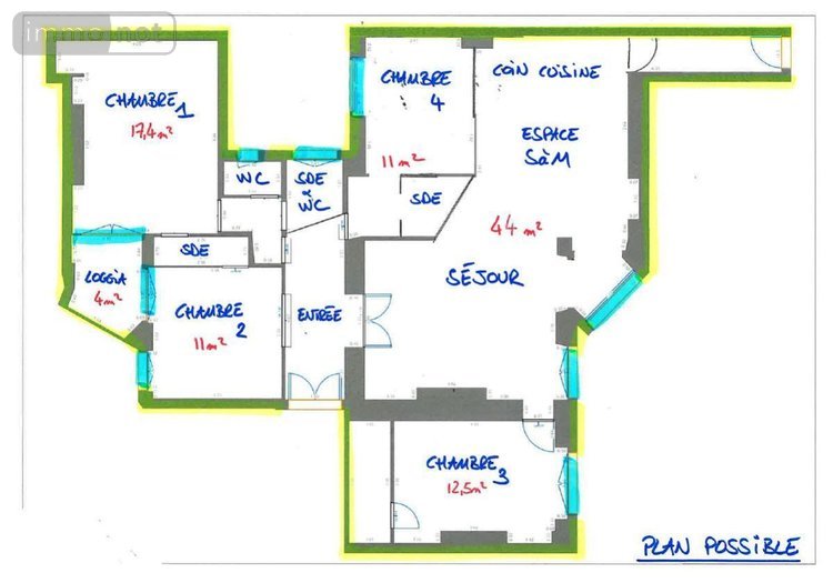Appartement a vendre Paris 7e arrondissement 75007 Paris 117 m2 5 pièces 1599000 euros