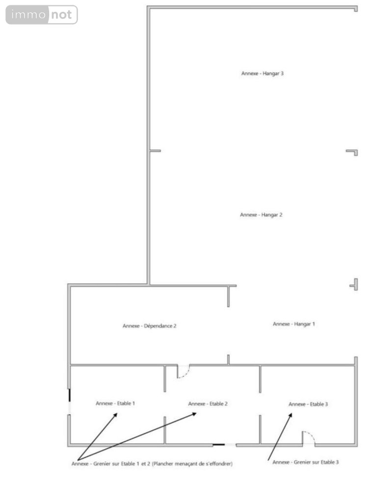 Maison a vendre Saint-Augustin-des-Bois 49170 Maine-et-Loire 90 m2 3 pièces 156300 euros