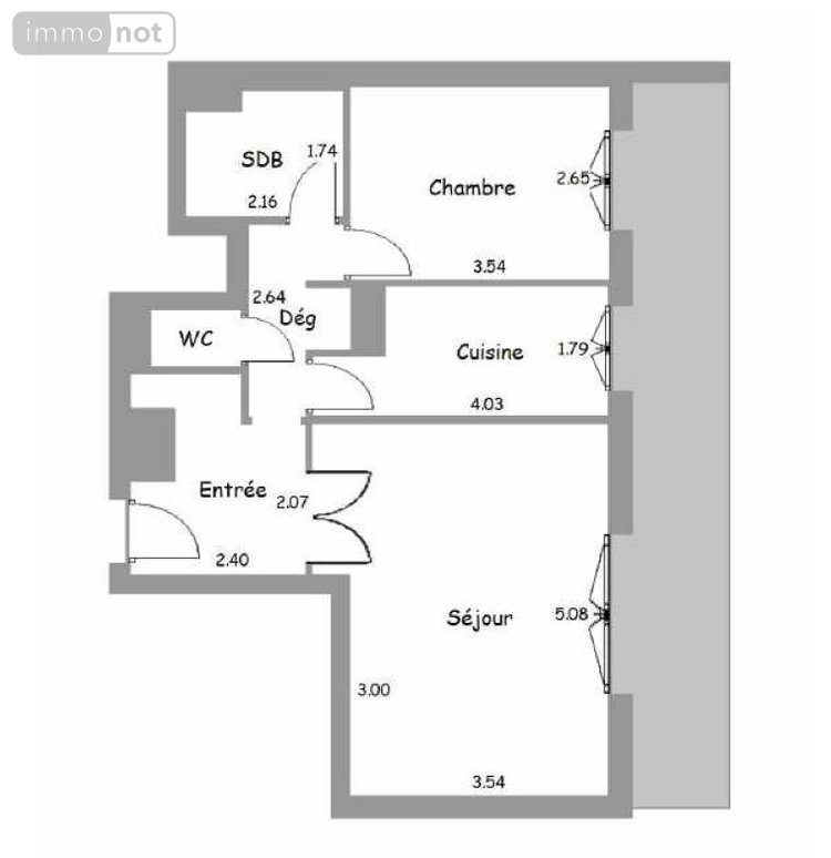 Appartement a vendre Paris 15e arrondissement 75015 Paris 48 m2 2 pièces 454000 euros