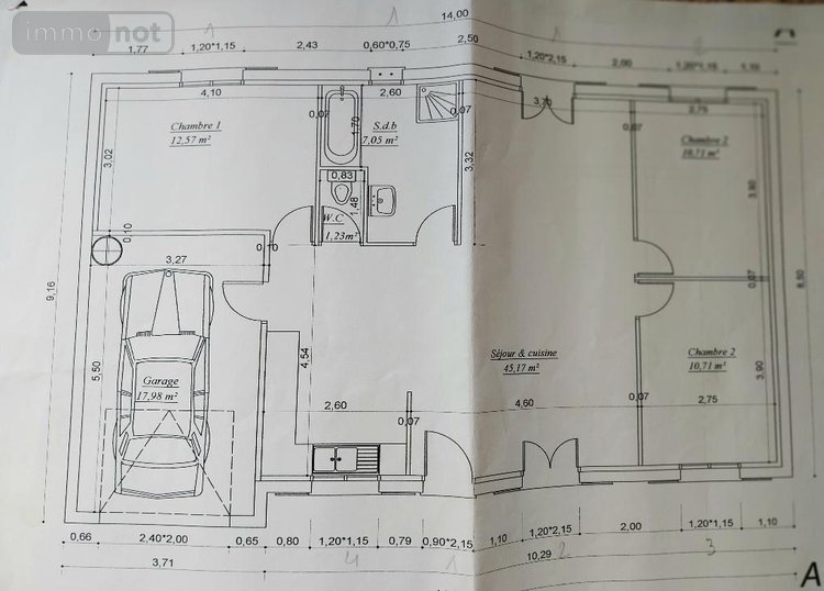Maison a vendre Feuguerolles 27110 Eure 88 m2 4 pièces 189000 euros