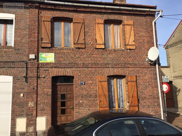 Maison a vendre Cambrai 59400 Nord 87 m2 5 pièces 72800 euros