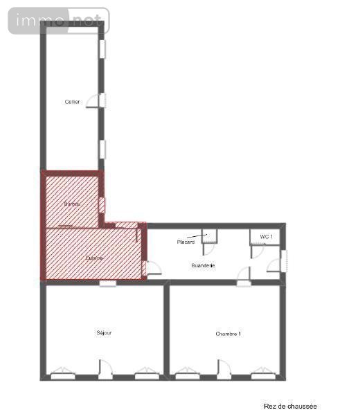 Maison a vendre Cherbourg-en-Cotentin 50100 Manche 90 m2 4 pièces 186500 euros