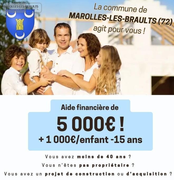 Maison a vendre Marolles-les-Braults 72260 Sarthe 73 m2 3 pièces 72248 euros