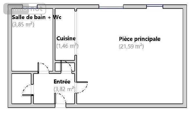 Appartement a vendre Boulogne-Billancourt 92100 Hauts-de-Seine 31 m2 1 pièce 265000 euros