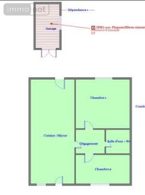 Maison a vendre Montargis 45200 Loiret 45 m2 3 pièces 54000 euros