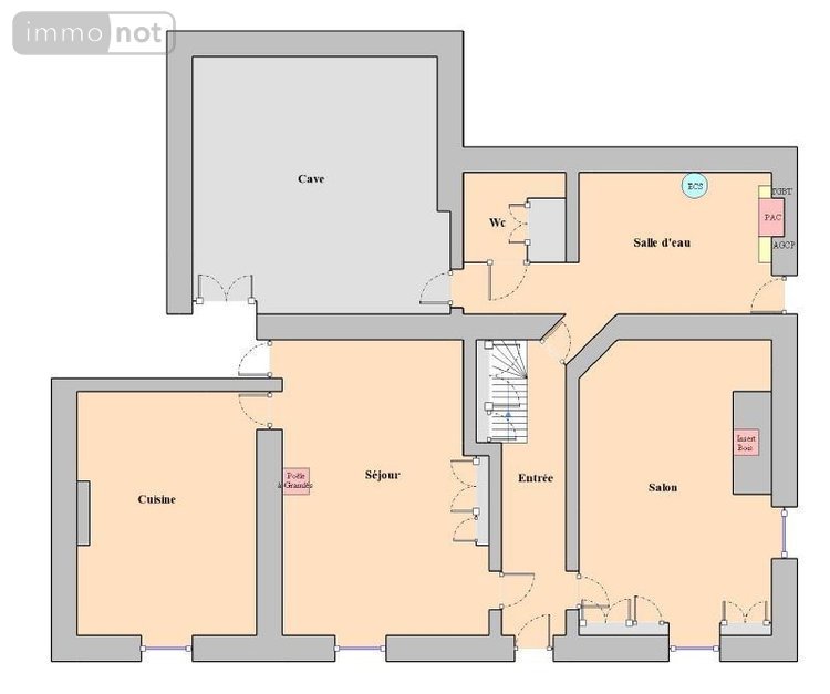 Maison a vendre Monhoudou 72260 Sarthe 154 m2 6 pièces 136480 euros