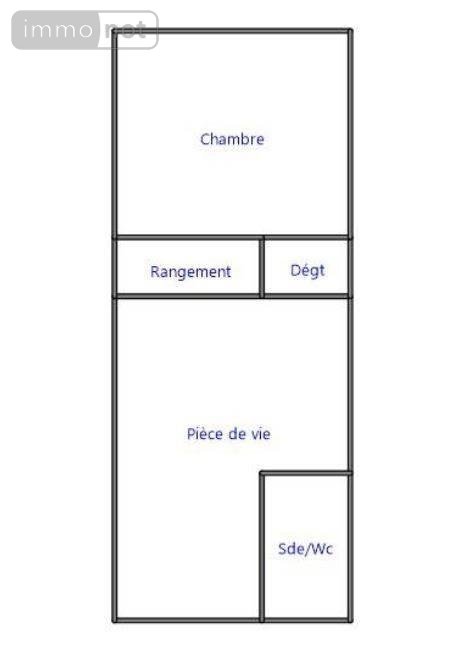 Location appartement Janzé 35150 Ille-et-Vilaine 33 m2 3 pièces 470 euros