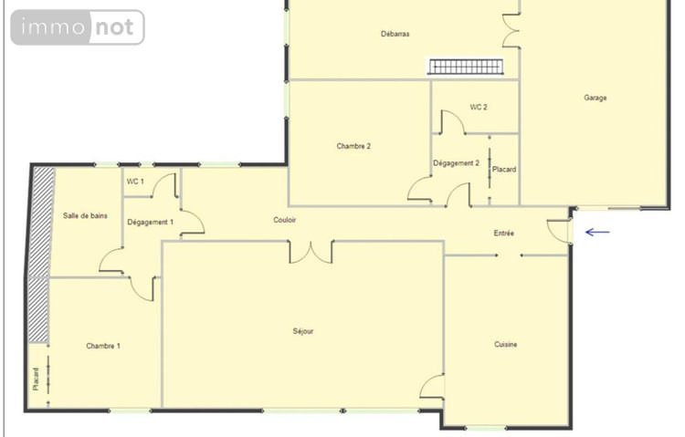 Maison a vendre Plounéour-Ménez 29410 Finistère 105 m2 5 pièces 163370 euros