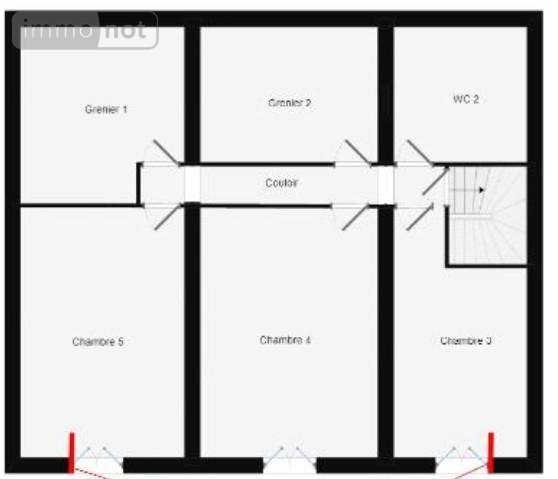 Maison a vendre Cherbourg-en-Cotentin 50100 Manche 121 m2 6 pièces 216200 euros