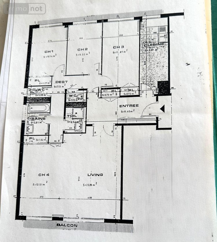 Appartement a vendre Paris 12e arrondissement 75012 Paris 110 m2 5 pièces 1049000 euros