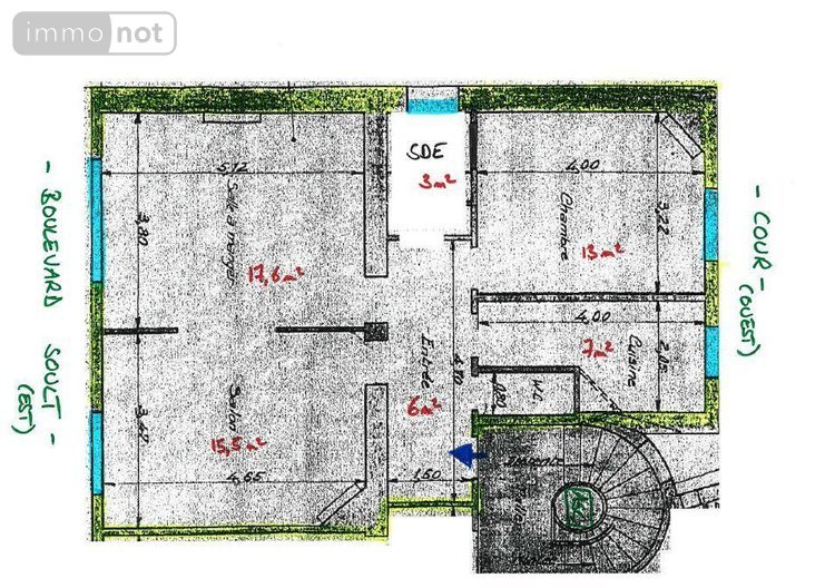 Appartement a vendre Paris 12e arrondissement 75012 Paris 69 m2 3 pièces 559000 euros