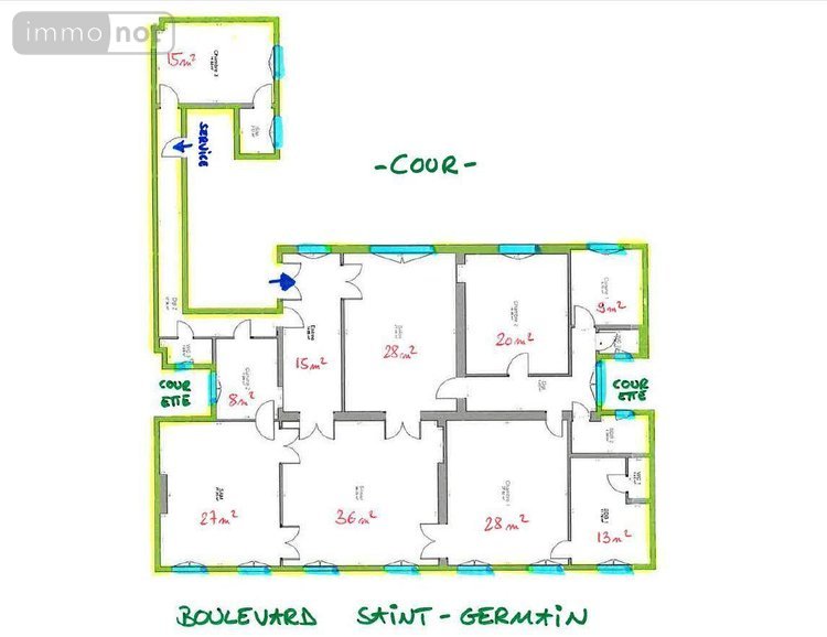 Appartement a vendre Paris 7e arrondissement 75007 Paris 230 m2 6 pièces 3300000 euros
