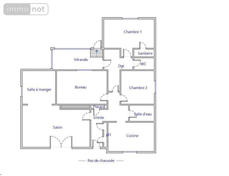 Maison a vendre Girolles 45120 Loiret 92 m2 5 pièces 111300 euros