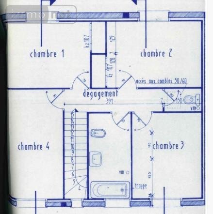 Maison a vendre Lodève 34700 Hérault 98 m2 5 pièces 217300 euros
