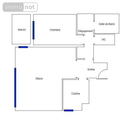 Appartement a vendre Courbevoie 92400 Hauts-de-Seine 55 m2 2 pièces 410000 euros