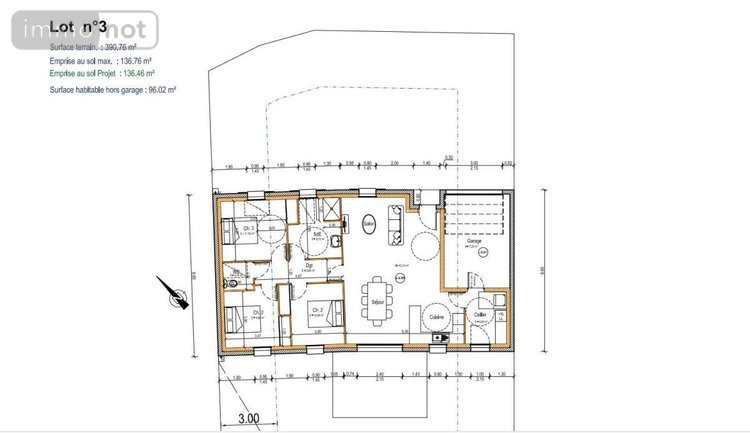 Terrain a batir a vendre Le Grand-Village-Plage 17370 Charente-Maritime 417 m2  116600 euros