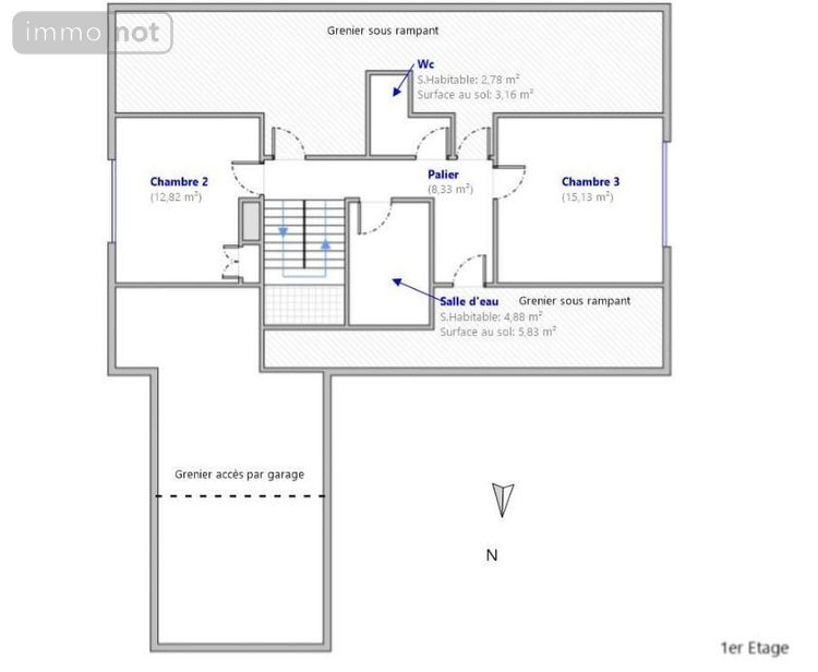 Maison a vendre Marolles-les-Braults 72260 Sarthe 153 m2 5 pièces 125000 euros