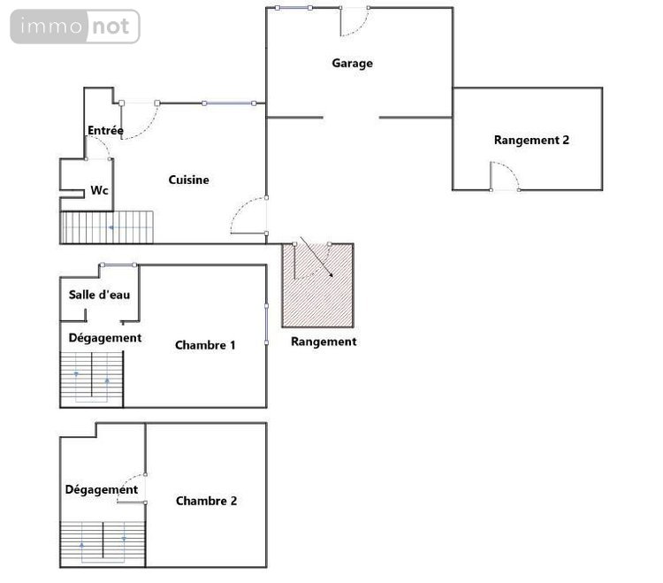 Maison a vendre Courgains 72260 Sarthe 100 m2 6 pièces 89860 euros