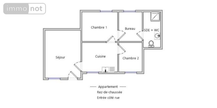 Maison a vendre Amilly 45200 Loiret 100 m2 5 pièces 65000 euros